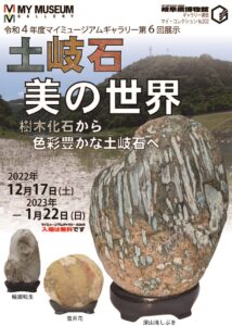 第6回展示土岐石 美の世界：樹木化石から色彩豊かな土岐石へ | 岐阜県 